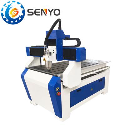 China High Quality SENYO Hotels 6090 Desktop for 4 Axis 3d Mini CNC Aluminum Engraving Machine for sale