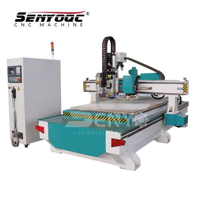 China Hotels 1325 ATC CNC Linear Router With Saw Aggregate Machine/CNC Aluminum Wood/CNC Carving Machine for sale