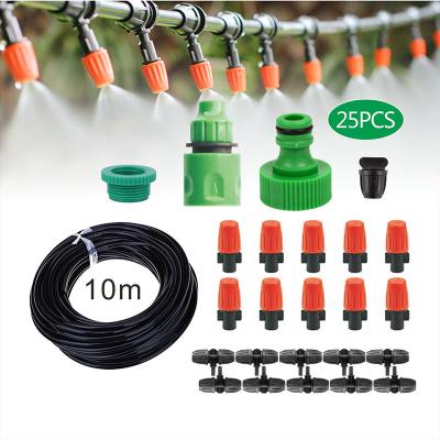 China Farmland Irrigation System Garden Agricultural Irrigation System, 10M/25M/30M Drip Automatic Watering Control Garden Battery Mist Irrigation System for sale