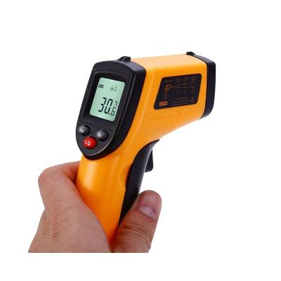 China Industrial Temperature Measuring 0.5s Fast Reading 0.5s Pyrometer 9v Phone IR Laser Point Gun GM320 Non-contact Infrared Smart Thermometer For Industry for sale