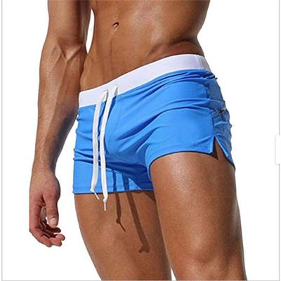 China Hot Selling Fashion Western Style Men's Swimming Boxer Trunks Breathable Back Pocket Design Beach Pants Breathable Beach Pants for sale