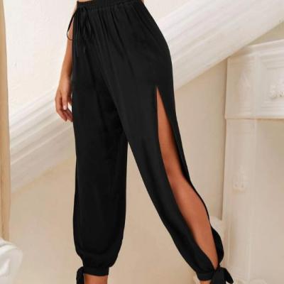 China 2022 wholesale QUICK DRY high split harem pants women harem pants hippie pants for sale