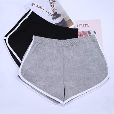 China Wholesale Anti-wrinkle 2 Pack Cotton Sports Shorts High Quality Summer Dance Yoga Sports Shorts Short Pants for sale