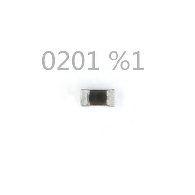 China 0201 W SMD 1.0R/1KR/100KR/100R/47KR/510KR/1.5KR/20KR/10R 0201 W SMD 1/20 1% Resistor Precision 1/20 for sale