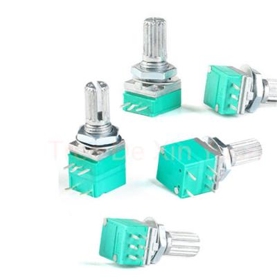 China RV097NS League Single Potentiometer B5K.10k.20k.50k.100k to 500k.5 pin with switch RV097NS B5K. 10K. 20K.K. 50. 100k to 500K. for sale