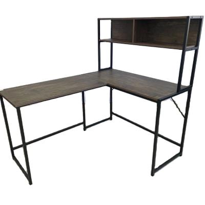 China Spinning this is a gorgeous high end personal computer desk and L shaped desk with top shelf shelf for sale