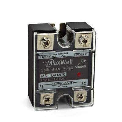 China MS-1DA4810 10A sealed ssr relay for heating machine for sale