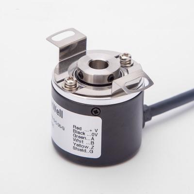 China 38mm 3 phase 600ppr 06 2mht rotary nemicon encoder hes 38 mm for sale