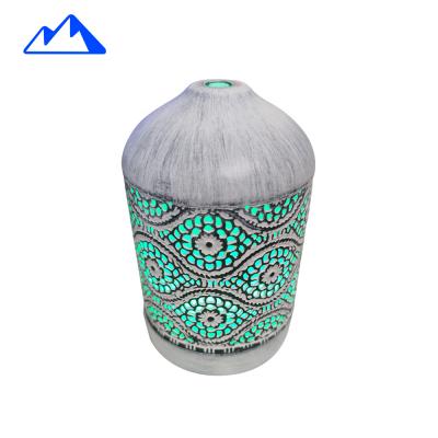 China Mini Size Home Essential Oil Portable Air Aroma Diffuser Ultrasonic Humidifier with 7 Color Night Lights for sale