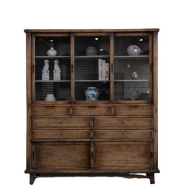 China Durable Mid-Century style three-tier display storage cabinet stand for sale