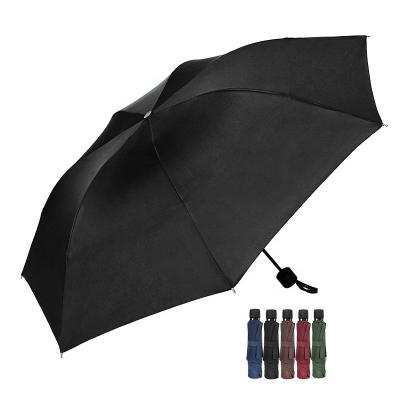 China Umbrella Manual Polyester Three Folding CLASSIC Inverted Open Umbrella With Logo Prints for sale