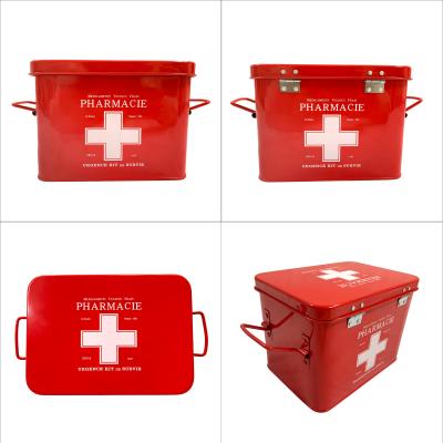 China Medical First Aid Kit Wound Care Wall Mounted First Aid Box For Home Office Workplace 49.5*55.5*29cm for sale