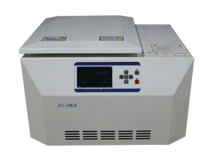 China Id Auto Rotors And Speed ​​Limit Control H3-18KR High Speed ​​Refregerated Tabletop Centrifuge 4*100ml for sale