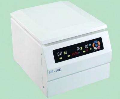 China Microcomputer control automatic lidlock tabletop high speed H3-20K 4*100ml centrifuge for sale