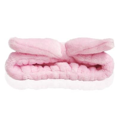 China Fashion Jellie Monster Factory Directly Sell Plush Hair Band Super Soft Material Bow Tie Headband For Women for sale