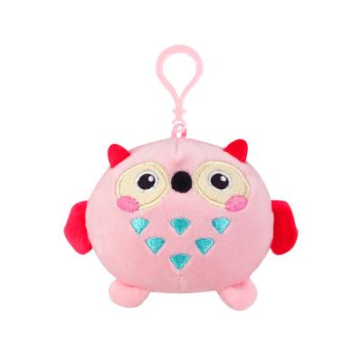 China Decoration Jellie Monster Mini Stuffed Animal Key Chains Toy Custom Plush Pig Keychain Soft Stuff Toys for sale