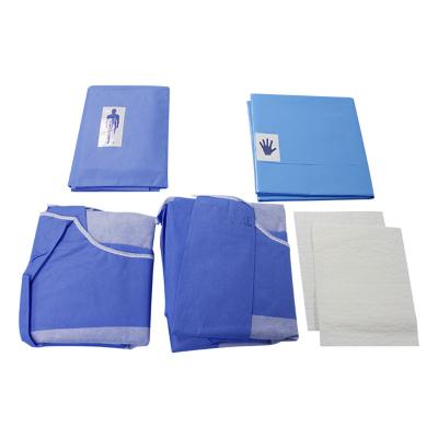 중국 Ophthalmology Kit Disposable Non Woven Eye Drape Surgical Ophthalmology Kit 판매용