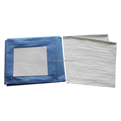 Cina Hospital Sterile Surgical Ophthalmic Eye Drape With Pouch Pack in vendita