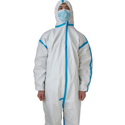 Cina Eco-friendly Medical Disposable Coverall Antivirus in vendita