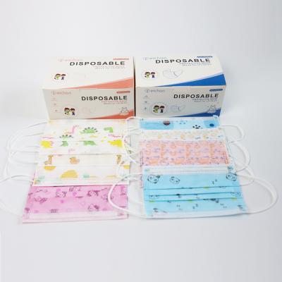 China Custom Disposable Nonwoven Earloop Breathable 3 Ply Mask Printing Face Mask zu verkaufen