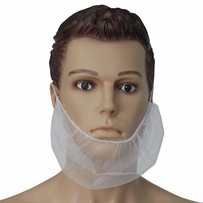 China Personal Care Disposable Beard Cover Food Industry Simple Elastic Beard Hair Net zu verkaufen