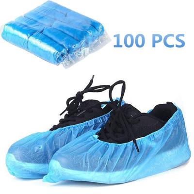 China Personal Care Water Proof Non Woven Rain / Indoor Black Disposable Shoe Covers zu verkaufen