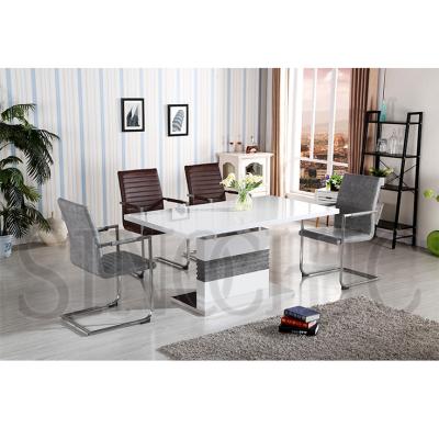 China Square Simplistic Extendable Dining Room Table Home Design , 1Piece Dining Table Te koop