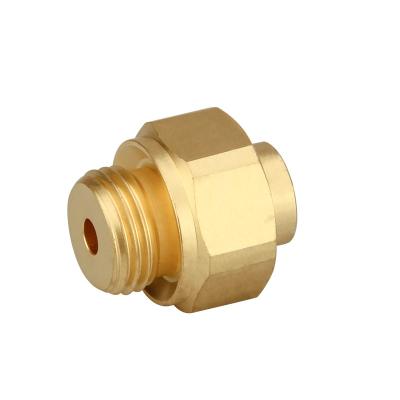 China Good Quality Adapter Brass Gas Hose Threaded Brass Gas Hose Connector Air Accessories Fitting for sale