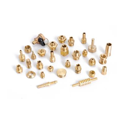 China Factory Customized High Precision Hot Forging Brass Parts Brass Pipe Fitting For Automotive Industry for sale