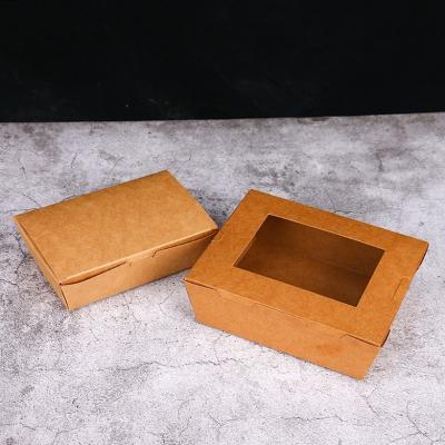 China Recycled Materials Popular Take Away Box Take Away Box Paper Lunch Box for sale