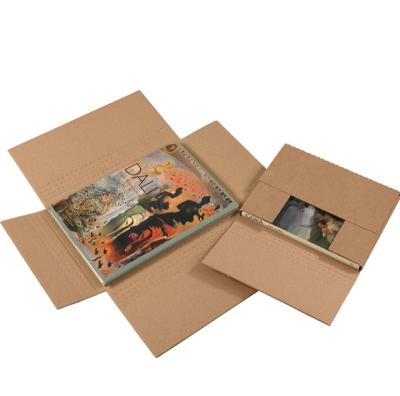 China Recycled Shipping Materials E-commerce Book Cardboard Box Special Design For Books Paper Packaging for sale