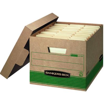 China Recycled Materials Quality Storage Boxes Cardboard Bundles Storage Box for sale