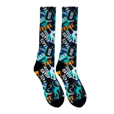 China Wholesale custom sock wholesale custom 3d printing new design leisure sports diy sublimation sports socks work for sale