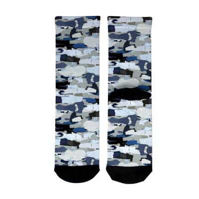 China Good Quality Antibacterial Mens Digital Printing Colorful Socks Fashion Mens Socks for sale