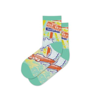 China Manufacturer Sublimation Printing Low Price High Quality Designer Custom Children's Breathable Socks for sale