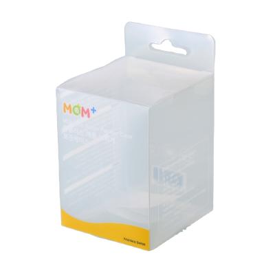 China Hot Selling Recyclable PVC PET Packaging Box For Baby Care Transparent Packaging Plastic Box for sale