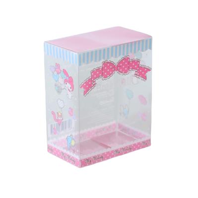 China Custom Size Recyclable Custom Size PVC Candy Gift Transparent Square Food Packaging Plastic Box for sale