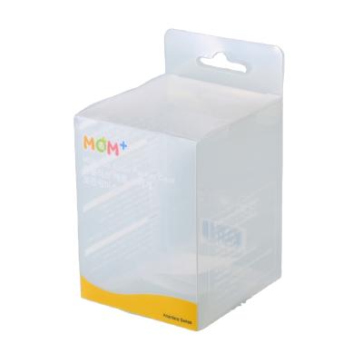 China Recyclable Custom Clear PVC PET Auto-lock Transparent Plastic Packaging Box for sale