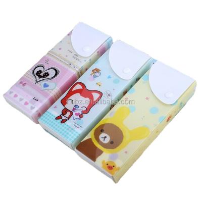 China Recyclable Cute Custom Clear Printing PVC PET PP Pen Pencil Marker Stationery Transparent Packaging Plastic Box for sale