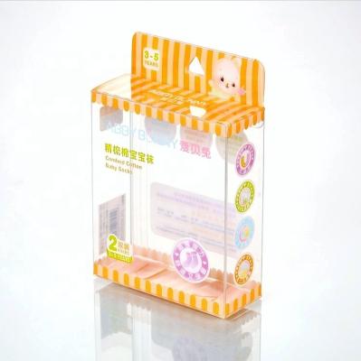 China Recyclable hot sale folding printed baby jars packaging box PET PVC PP clear plastic folding box for sale