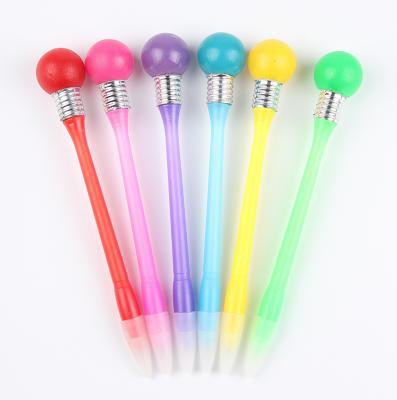 China Promotional Pen BANGBANG Funny Gift Sparkle Glitter LED Light Ball Pen, Custom Logo Imprint Shinny Light Pencil for sale