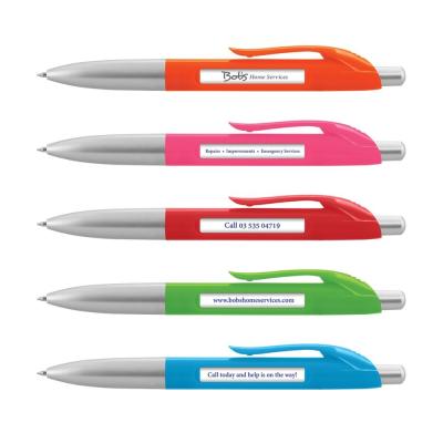 China Simple Pen OEM Message Ballpoint Pen 6 Roll TXT Promotional Message Ball Pen for sale