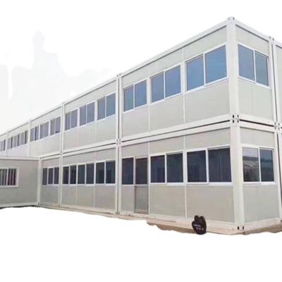 China Modern Quickly Install Steel Structure Villa Two Storey Prefab Luxury Prefab Container House for sale