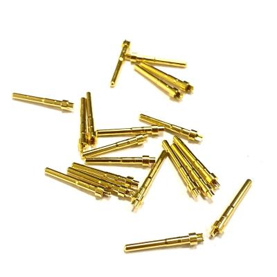 China Medical ; other RTS high precision medical multifunction solder contact pins gold plating cable wire 1.5mm brass terminal OEM accept for sale