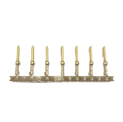 China Medical ; other 10000pcs/roll in stock wholesale 1.0 male female terminal brass contact pin for medical devices for sale