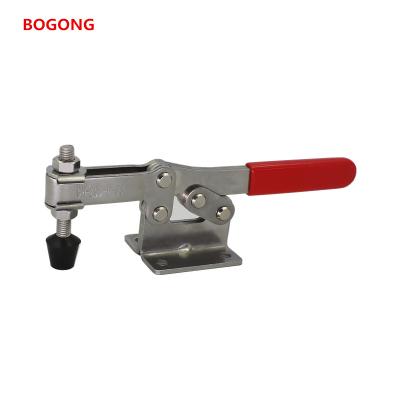 China BOGONG Stainless Steel Elbow Clamp CH HS GH-203-FSS Quick Release Horizontal Toggle Flange for Woodworking and Carving 203FSS for sale