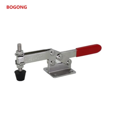 China GH-201-CSS Stainless Steel Clamp Quick Release Clamp Horizontal Toggle 100Kg 220lbs 201CSS Hand Tool for sale