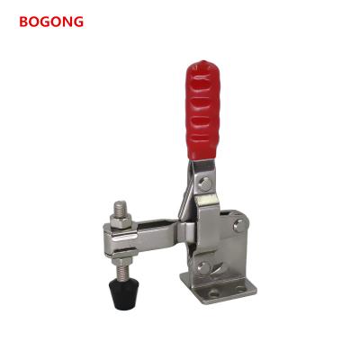 China GH-101-DSS Stainless Steel Toggle Clamps Perpendicular Flange Toggle Lock for Wood and Metalwork 101DSS for sale