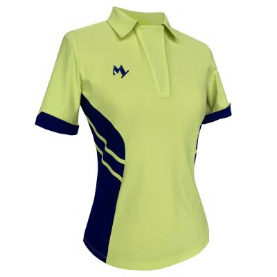 China 100% Polyester Short Sleeve Women Sunscreen Wholesale Sports Polo T-shirt Golf Polo Tees for sale