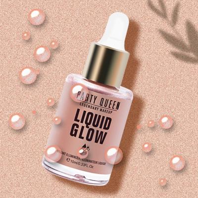 China PARTYQUEEN Waterproof Makeup Face Highlighter Liquid Cheek Illuminating Glow for sale